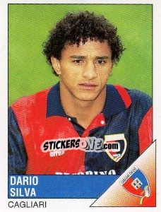 Sticker Dario Silva - Calciatori 1995-1996 n. 55 - Panini