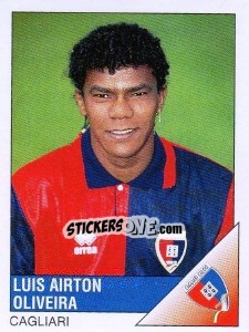 Cromo Luis Airton Oliveira - Calciatori 1995-1996 - Panini