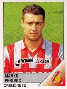 Sticker Marko Perovic - Calciatori 1995-1996 n. 69 - Panini