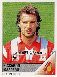 Figurina Riccardo Maspero - Calciatori 1995-1996 - Panini