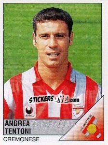 Figurina Andrea Tentoni - Calciatori 1995-1996 - Panini