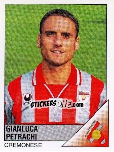 Sticker Gianluca Petracchi - Calciatori 1995-1996 n. 74 - Panini