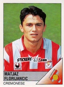 Sticker Matjaz Florijancic - Calciatori 1995-1996 n. 75 - Panini