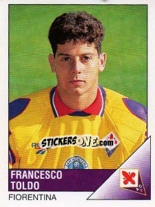 Sticker Francesco Toldo - Calciatori 1995-1996 - Panini