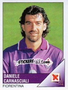 Sticker Daniele Carnasciali - Calciatori 1995-1996 - Panini