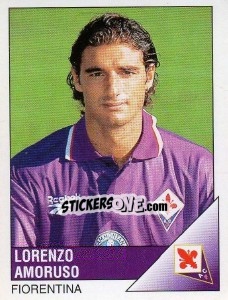 Figurina Lorenzo Amoruso - Calciatori 1995-1996 - Panini