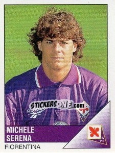 Figurina Michele Serena - Calciatori 1995-1996 - Panini