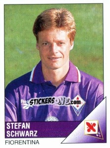 Sticker Stafan Schwarz - Calciatori 1995-1996 n. 89 - Panini