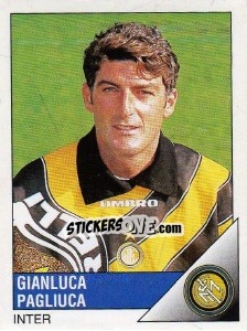 Cromo Gianluca Pagliuca - Calciatori 1995-1996 - Panini
