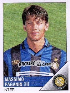 Sticker Massimo Paganin - Calciatori 1995-1996 - Panini