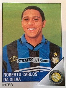 Sticker Roberto Carlos Da Silva - Calciatori 1995-1996 n. 103 - Panini