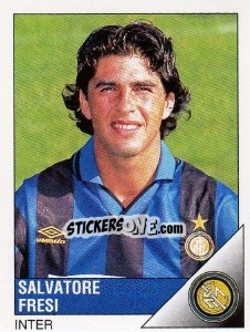 Sticker Salvatore Fresi - Calciatori 1995-1996 n. 104 - Panini