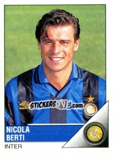 Cromo Nicola Berti - Calciatori 1995-1996 n. 107 - Panini