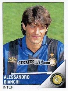 Sticker Alessandro Bianchi - Calciatori 1995-1996 n. 108 - Panini