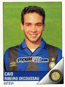 Sticker Caio Ribeiro Decoussau - Calciatori 1995-1996 - Panini