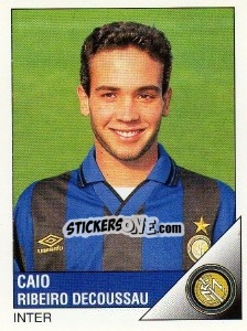 Sticker Caio Ribeiro Decoussau - Calciatori 1995-1996 n. 113 - Panini