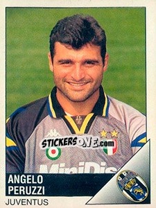 Sticker Angelo Peruzzi - Calciatori 1995-1996 n. 118 - Panini