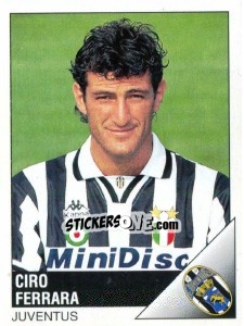 Sticker Ciro Ferrara - Calciatori 1995-1996 - Panini