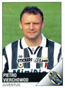 Sticker Pietro Vierchowod - Calciatori 1995-1996 n. 123 - Panini