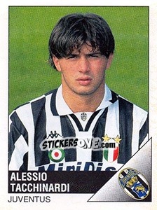 Sticker Alessio Tacchinardi - Calciatori 1995-1996 n. 124 - Panini