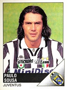 Sticker Paulo Sousa - Calciatori 1995-1996 n. 125 - Panini