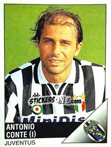 Sticker Antonio Conte - Calciatori 1995-1996 n. 127 - Panini