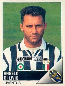Sticker Angelo Di Livio - Calciatori 1995-1996 n. 128 - Panini