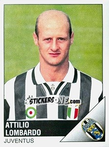 Figurina Attilio Lombardo - Calciatori 1995-1996 - Panini