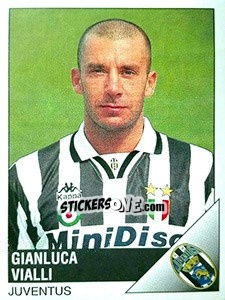 Sticker Gianluca Vialli - Calciatori 1995-1996 n. 130 - Panini