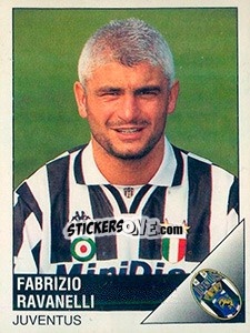 Figurina Fabrizio Ravanelli - Calciatori 1995-1996 - Panini