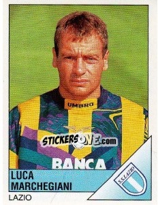 Sticker Luca Marchegiani - Calciatori 1995-1996 - Panini