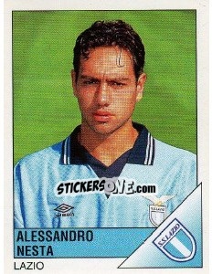 Sticker Alessandro Nesta - Calciatori 1995-1996 n. 138 - Panini