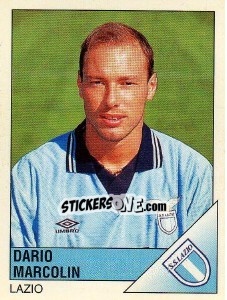 Cromo Dario Marcolin - Calciatori 1995-1996 - Panini
