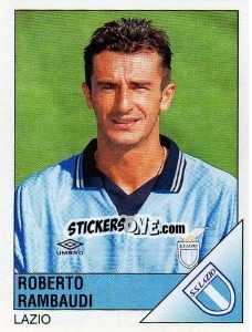 Sticker Roberto Rambaudi - Calciatori 1995-1996 - Panini