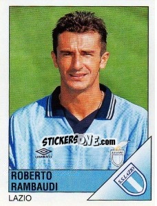 Sticker Roberto Rambaudi - Calciatori 1995-1996 n. 147 - Panini