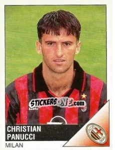 Sticker Christian Panucci - Calciatori 1995-1996 n. 157 - Panini