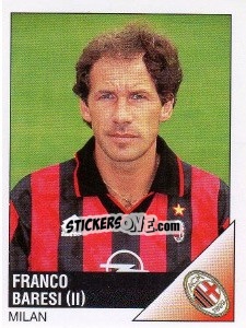 Cromo Franco Baresi - Calciatori 1995-1996 - Panini