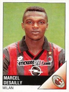 Cromo Marcel Desailly - Calciatori 1995-1996 - Panini