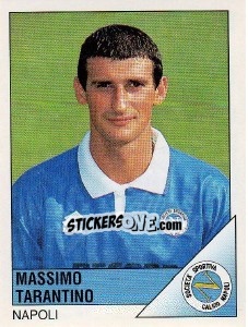 Sticker Massimo Tarantino - Calciatori 1995-1996 n. 180 - Panini