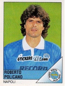 Sticker Roberto Policano - Calciatori 1995-1996 n. 181 - Panini