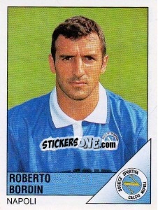 Sticker Roberto Bordin - Calciatori 1995-1996 - Panini