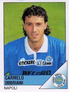 Cromo Carmelo Imbriano - Calciatori 1995-1996 - Panini