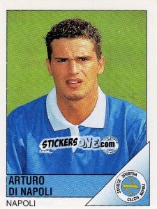 Sticker Arturo Di Napoli - Calciatori 1995-1996 n. 189 - Panini