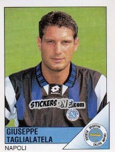 Sticker Raffaele Di Fusco - Calciatori 1995-1996 n. 190 - Panini