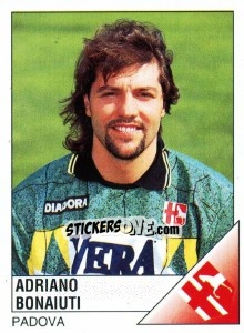 Figurina Adriano Bonaiuti - Calciatori 1995-1996 - Panini