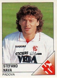 Sticker Stefano Nava - Calciatori 1995-1996 n. 199 - Panini