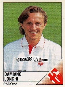 Sticker Damiano Longhi - Calciatori 1995-1996 n. 204 - Panini