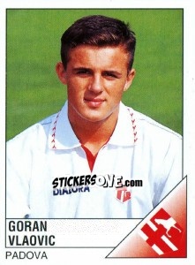 Sticker Goran Vlaovic - Calciatori 1995-1996 n. 207 - Panini