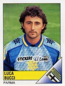 Sticker Luca Bucci - Calciatori 1995-1996 n. 213 - Panini