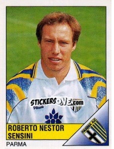 Figurina Roberto Nestor Sensini - Calciatori 1995-1996 - Panini